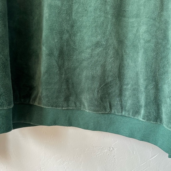 Emerald green velour-like feel sweatshirt, Knox Rose brand, size XXL - Picture 4 of 8